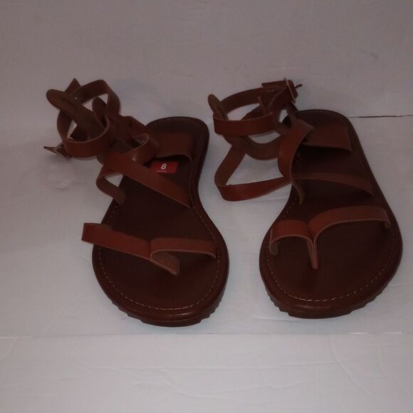 🆕👡Seven Dials Sync Split Toe Gladiator Sandals - Brown, Sz 8 - Picture 4 of 6